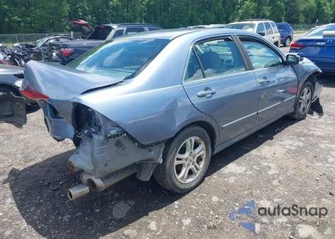 2007 Honda Accord 2.4 Ex из США, поврежденный, VIN 1HGCM56787A097781